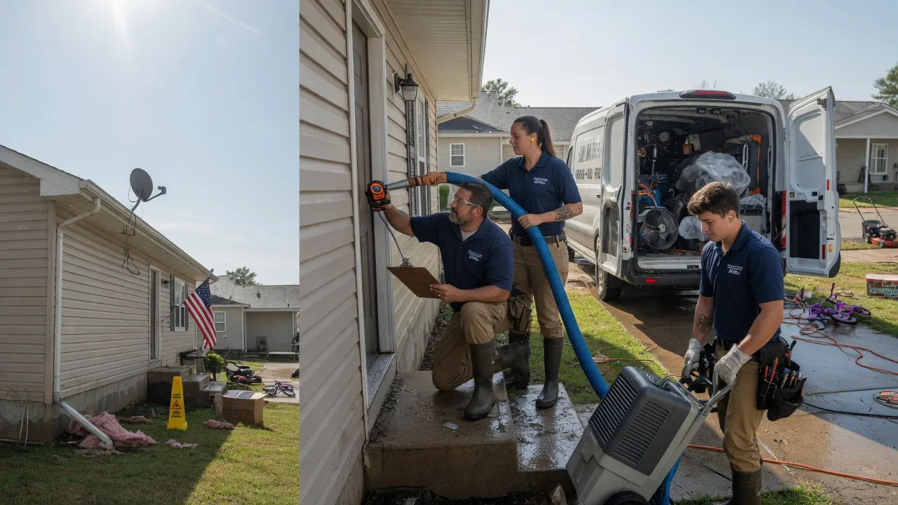Ceiling Water Damage Restoration in Midnight, MS near me